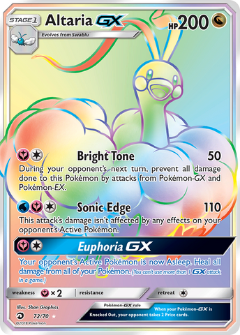 Altaria GX (72/70) [Sun & Moon: Dragon Majesty] - The Mythic Store | 24h Order Processing