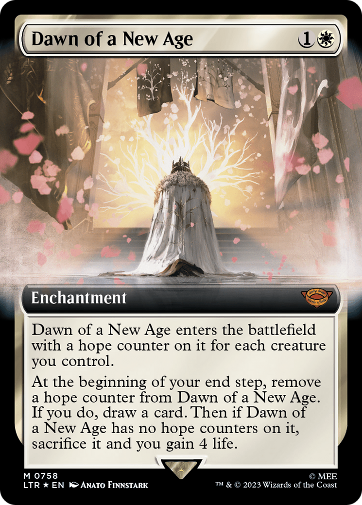 Dawn of a New Age (Extended Art) (Surge Foil) [The Lord of the Rings: Tales of Middle-Earth] - The Mythic Store | 24h Order Processing