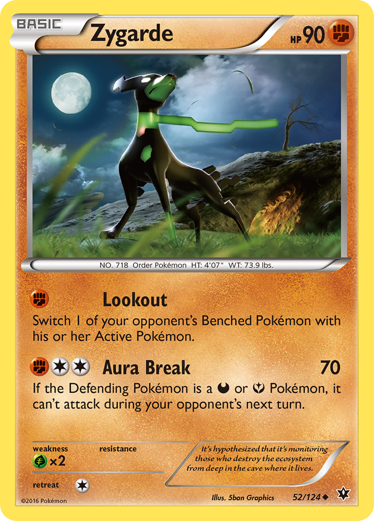Zygarde (52/124) [XY: Fates Collide] - The Mythic Store | 24h Order Processing