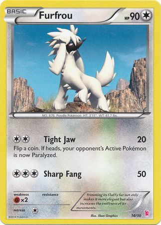 Furfrou (16/30) [XY: Trainer Kit - Sylveon] - The Mythic Store | 24h Order Processing