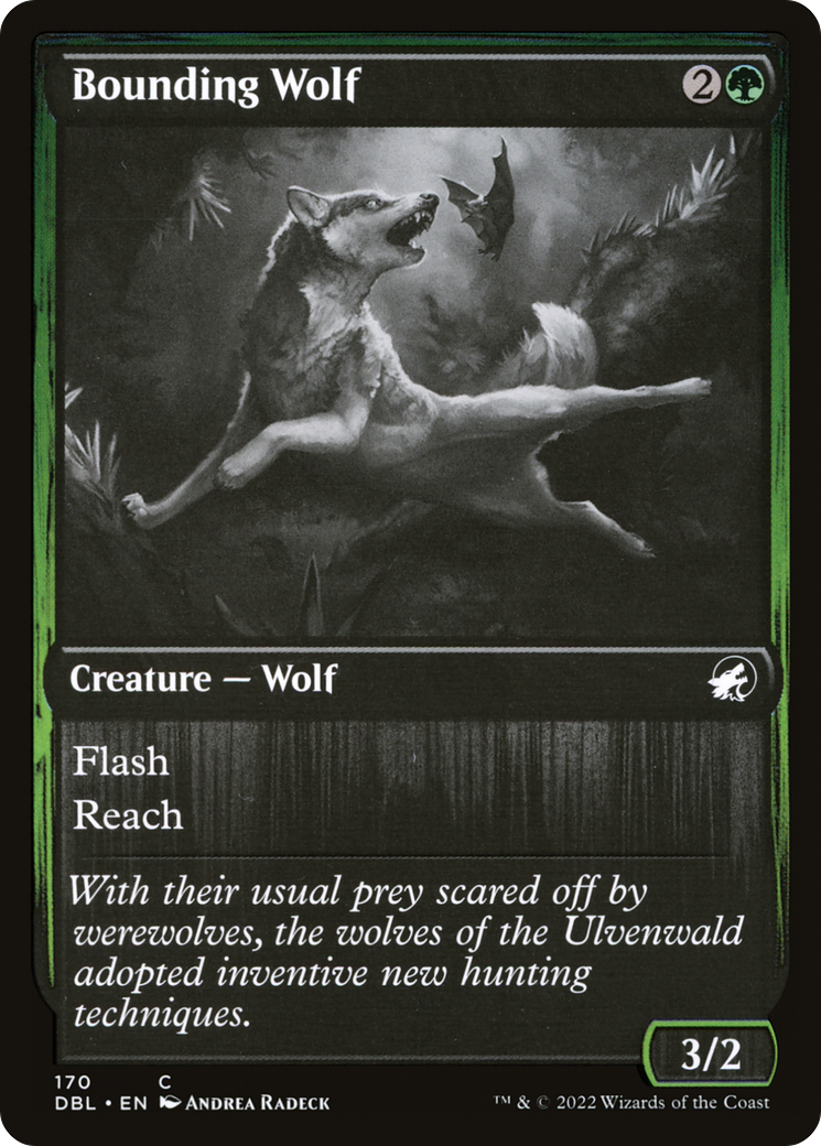 Bounding Wolf [Innistrad: Double Feature] - The Mythic Store | 24h Order Processing