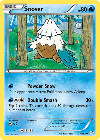 Snover (39/162) [XY: BREAKthrough] - The Mythic Store | 24h Order Processing