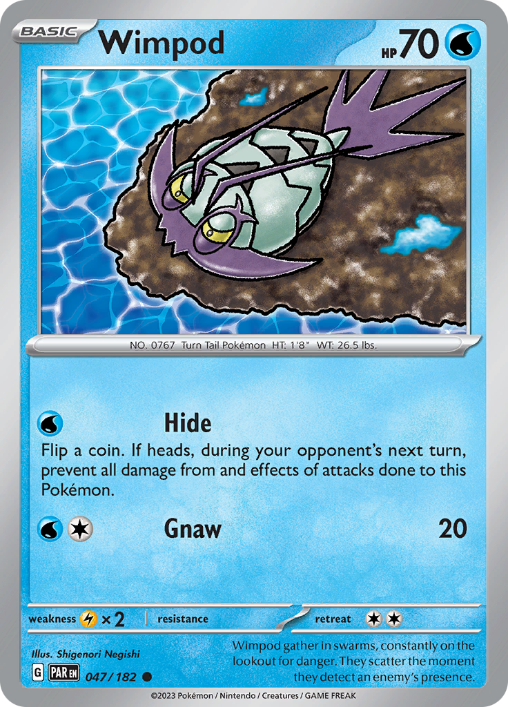 Wimpod (047/182) [Scarlet & Violet: Paradox Rift] - The Mythic Store | 24h Order Processing