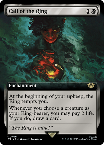 Call of the Ring (Extended Art) (Surge Foil) [The Lord of the Rings: Tales of Middle-Earth] - The Mythic Store | 24h Order Processing