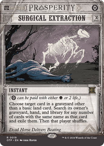 Surgical Extraction [Outlaws of Thunder Junction: Breaking News] - The Mythic Store | 24h Order Processing