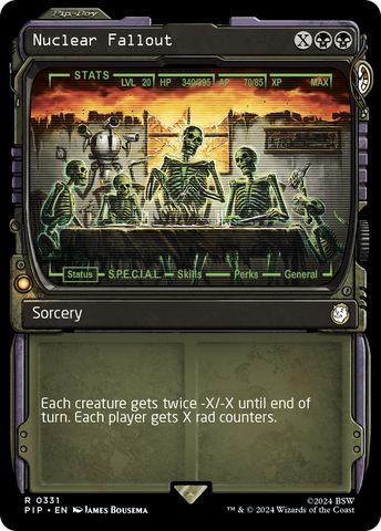 Nuclear Fallout (Showcase) [Fallout] - The Mythic Store | 24h Order Processing