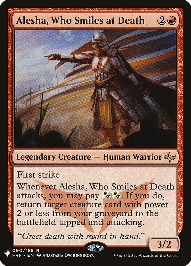 Alesha, Who Smiles at Death [The List] - The Mythic Store | 24h Order Processing