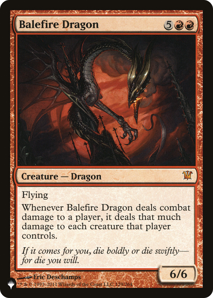Balefire Dragon [The List] - The Mythic Store | 24h Order Processing