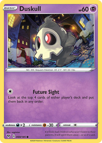 Duskull (069/185) [Sword & Shield: Vivid Voltage] - The Mythic Store | 24h Order Processing