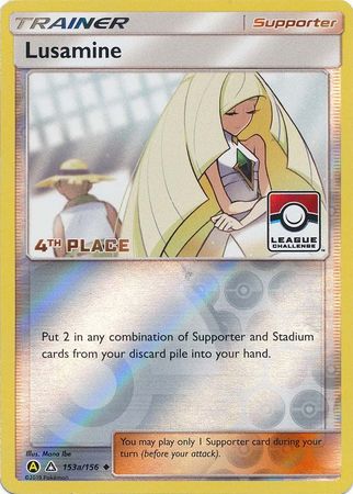 Lusamine (153a/156) (League Challenge Alt Art 4th Place) [Sun & Moon: Ultra Prism] - The Mythic Store | 24h Order Processing