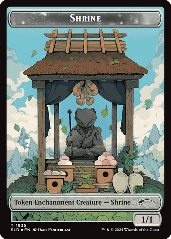 Shrine Token (Rainbow Foil) [Secret Lair: From Cute to Brute Tokens] - The Mythic Store | 24h Order Processing