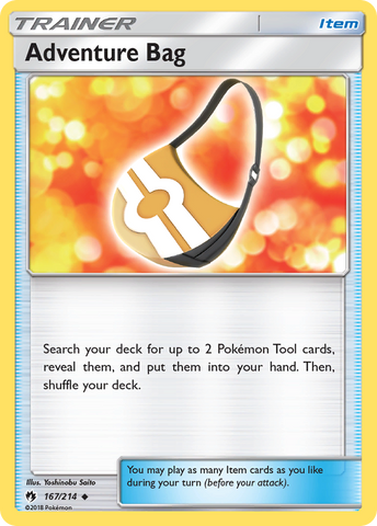 Adventure Bag (167/214) [Sun & Moon: Lost Thunder] - The Mythic Store | 24h Order Processing