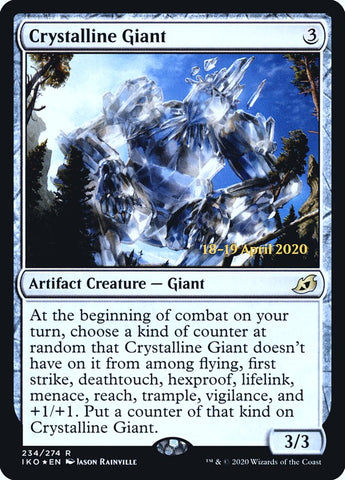 Crystalline Giant [Ikoria: Lair of Behemoths Prerelease Promos] - The Mythic Store | 24h Order Processing