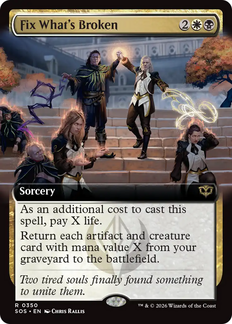 Fix What's Broken (Extended Art) [Secrets of Strixhaven] - The Mythic Store | 24h Order Processing