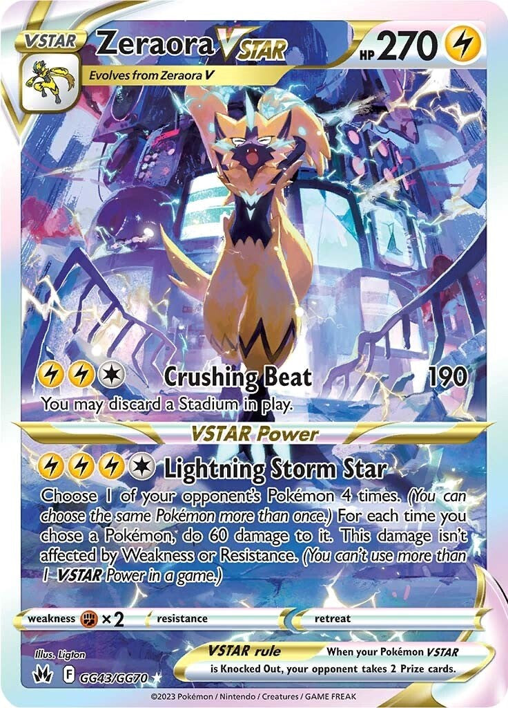 Zeraora VSTAR (GG43/GG70) [Sword & Shield: Crown Zenith] - The Mythic Store | 24h Order Processing