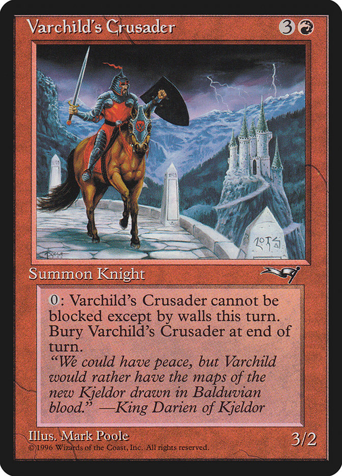 Varchild's Crusader (Brown Horse) [Alliances] - The Mythic Store | 24h Order Processing
