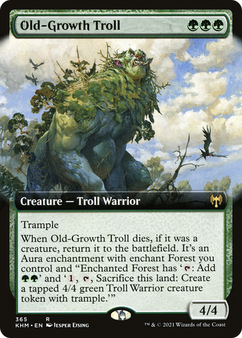 Old-Growth Troll (Extended Art) [Kaldheim] - The Mythic Store | 24h Order Processing