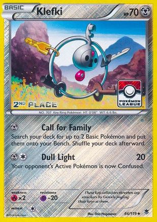 Klefki (66/119) (League Promo 2nd Place) [XY: Phantom Forces] - The Mythic Store | 24h Order Processing