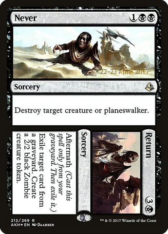 Never // Return [Amonkhet Prerelease Promos] - The Mythic Store | 24h Order Processing