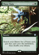 Three Visits (Extended Art) [Commander Legends] - The Mythic Store | 24h Order Processing
