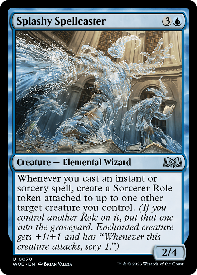 Splashy Spellcaster [Wilds of Eldraine] - The Mythic Store | 24h Order Processing