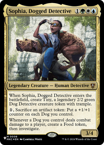 Sophia, Dogged Detective (MKC) [The List] - The Mythic Store | 24h Order Processing