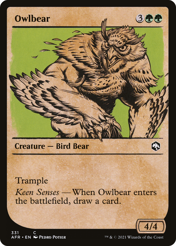 Owlbear (Showcase) [Dungeons & Dragons: Adventures in the Forgotten Realms] - The Mythic Store | 24h Order Processing