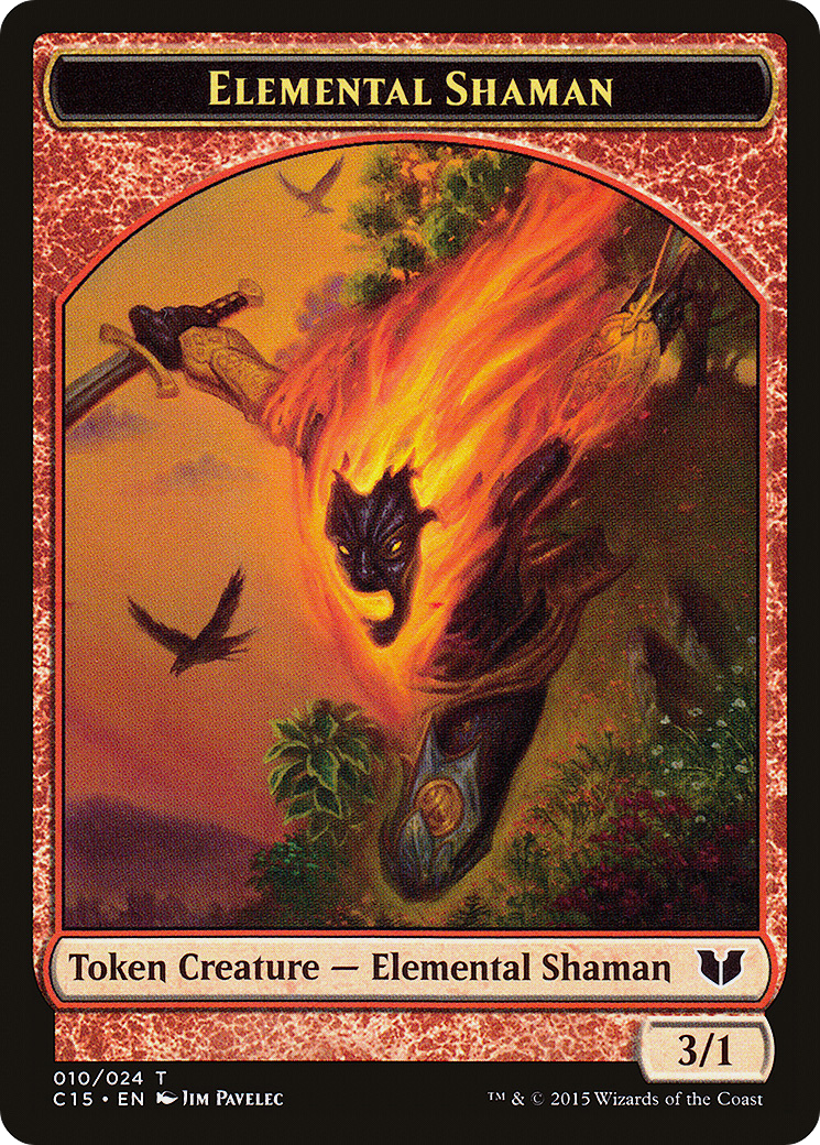 Elemental Shaman // Shapeshifter Double-Sided Token [Commander 2015 Tokens] - The Mythic Store | 24h Order Processing