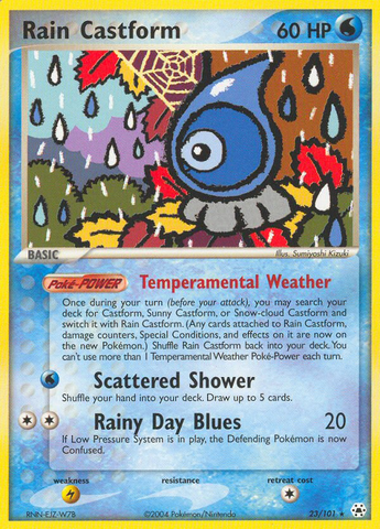 Rain Castform (23/101) [EX: Hidden Legends] - The Mythic Store | 24h Order Processing