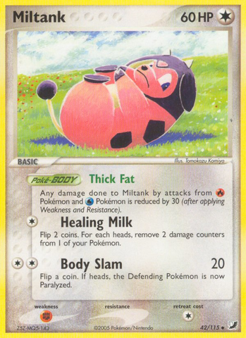 Miltank (42/115) [EX: Unseen Forces] - The Mythic Store | 24h Order Processing