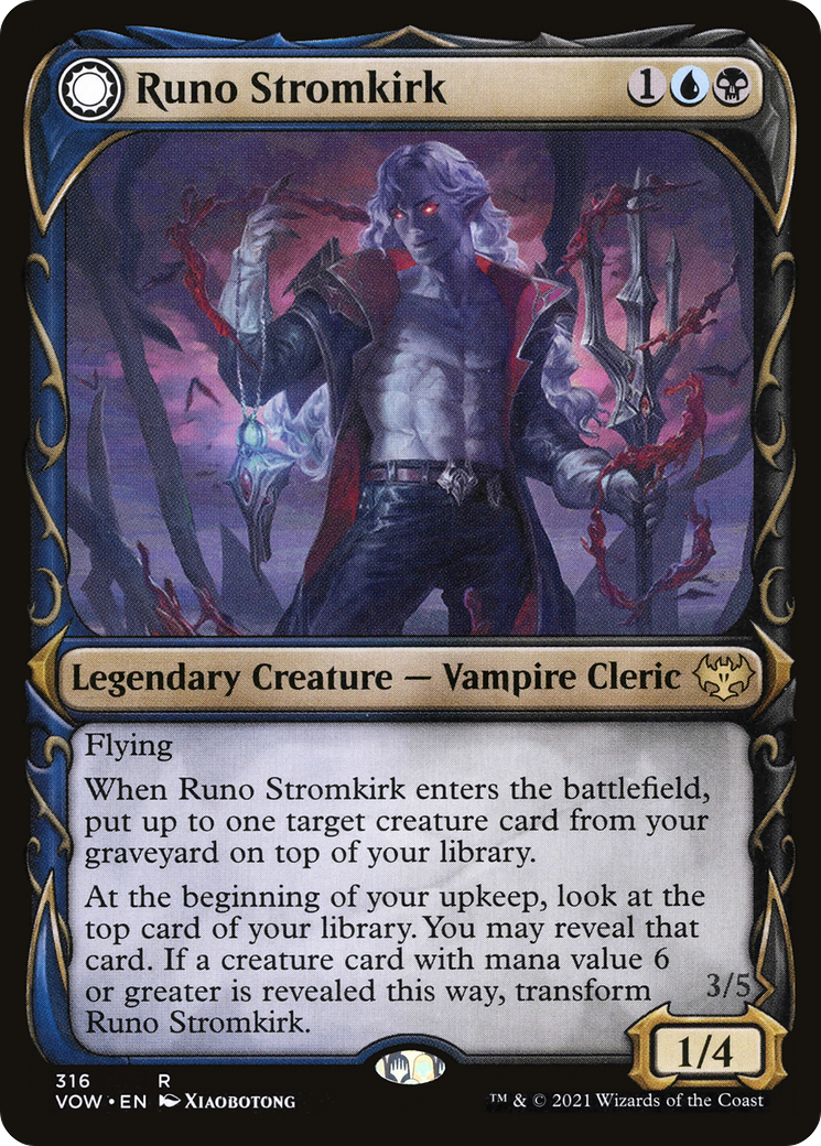 Runo Stromkirk // Krothuss, Lord of the Deep (Showcase Fang Frame) [Innistrad: Crimson Vow] - The Mythic Store | 24h Order Processing