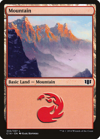 Mountain (332) [Commander 2014] - The Mythic Store | 24h Order Processing