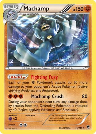 Machamp (42/83) (Theme Deck Exclusive) [XY: Furious Fists] - The Mythic Store | 24h Order Processing