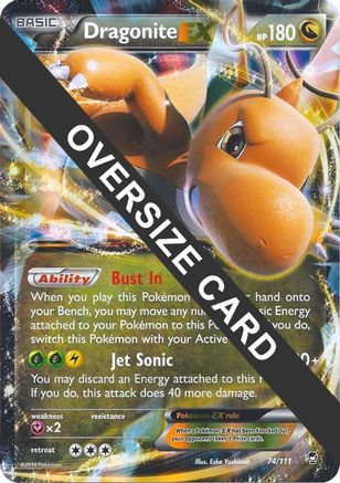 Dragonite EX (74/111) (Jumbo Card) [XY: Furious Fists] - The Mythic Store | 24h Order Processing