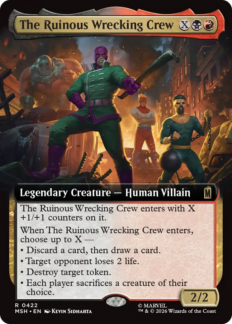 The Ruinous Wrecking Crew (Extended Art) [Marvel Super Heroes] - The Mythic Store | 24h Order Processing