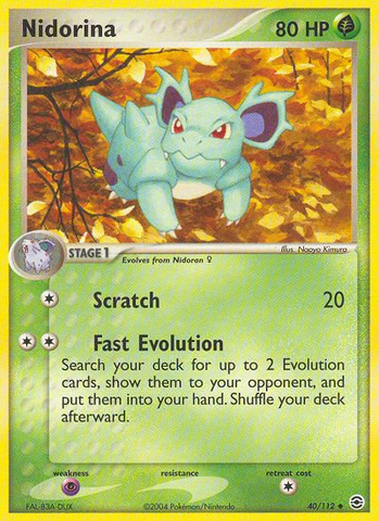 Nidorina (40/112) [EX: FireRed & LeafGreen] - The Mythic Store | 24h Order Processing