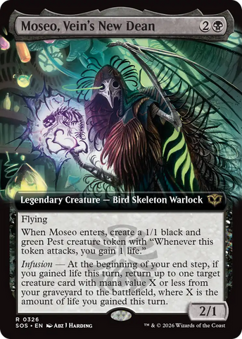 Moseo, Vein's New Dean (Extended Art) [Secrets of Strixhaven] - The Mythic Store | 24h Order Processing