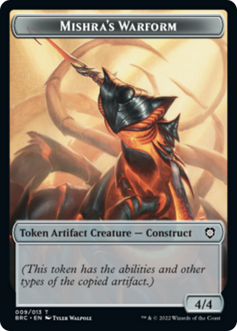 Mishra's Warform // Inkling Double-Sided Token [The Brothers' War Commander Tokens] - The Mythic Store | 24h Order Processing