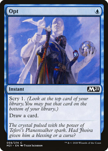 Opt [Core Set 2021] - The Mythic Store | 24h Order Processing