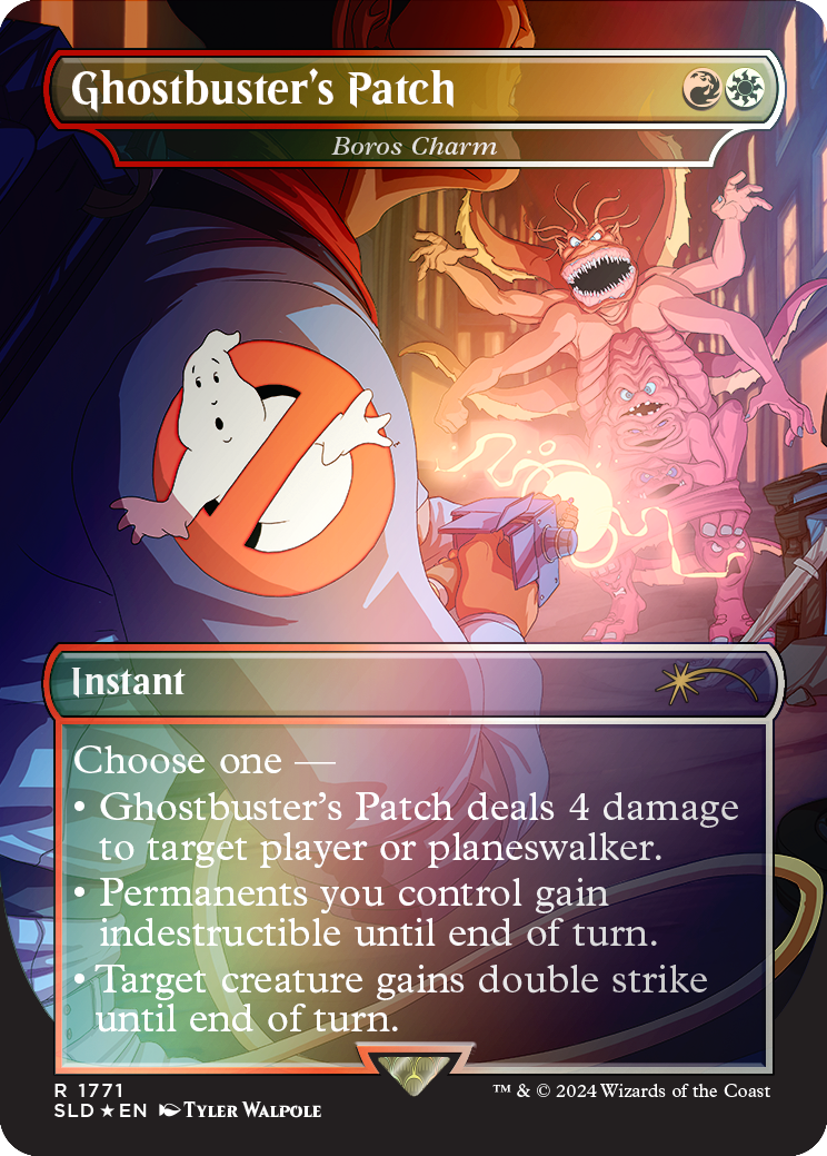 Ghostbuster's Patch - Boros Charm (Rainbow Foil) [Secret Lair Drop Series] - The Mythic Store | 24h Order Processing