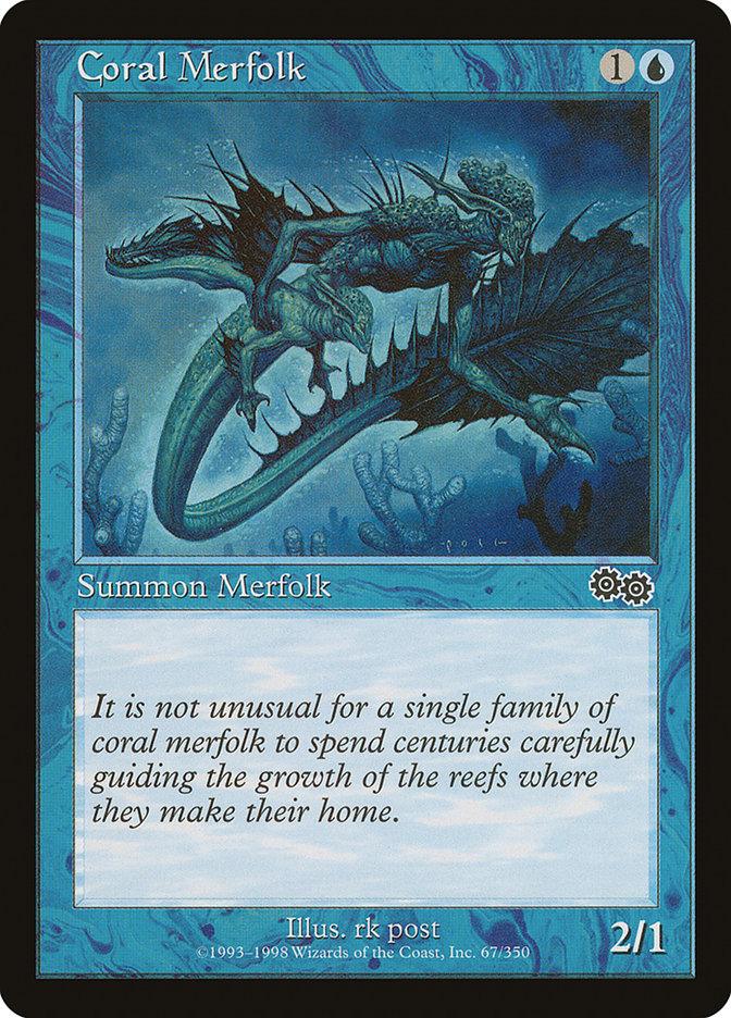 Coral Merfolk [Urza's Saga] - The Mythic Store | 24h Order Processing