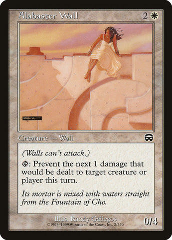Alabaster Wall [Mercadian Masques] - The Mythic Store | 24h Order Processing