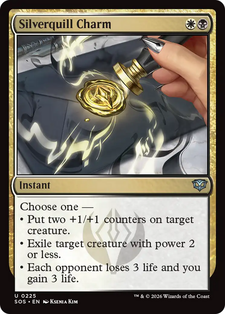 Silverquill Charm [Secrets of Strixhaven] - The Mythic Store | 24h Order Processing