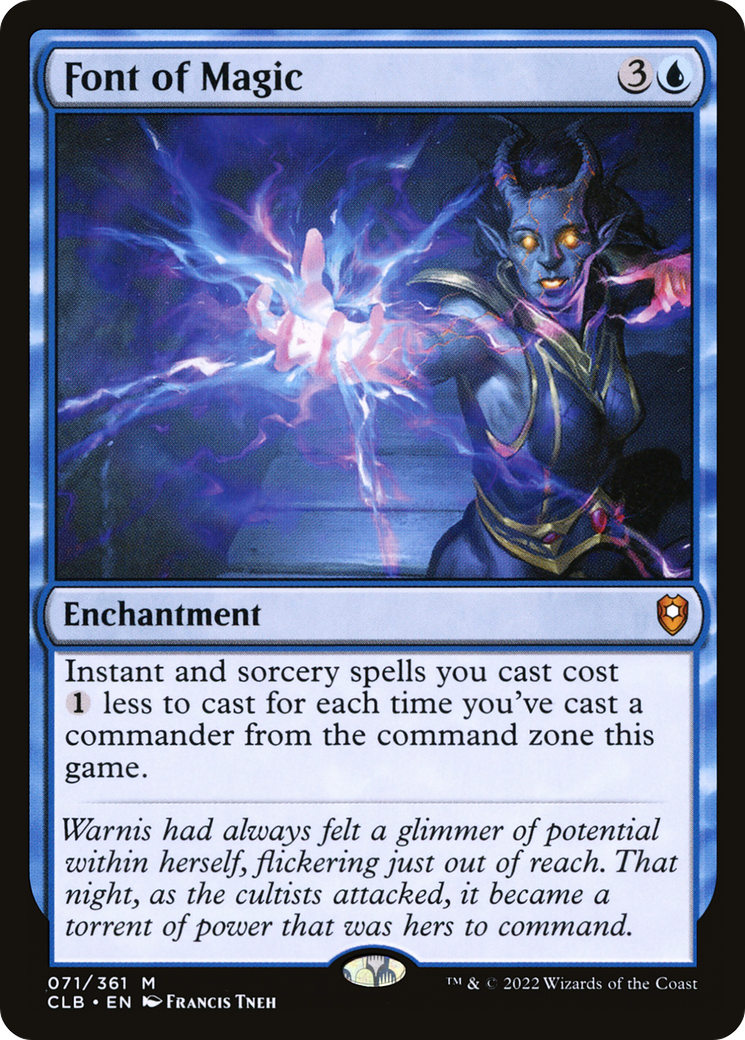 Font of Magic [Commander Legends: Battle for Baldur's Gate] - The Mythic Store | 24h Order Processing