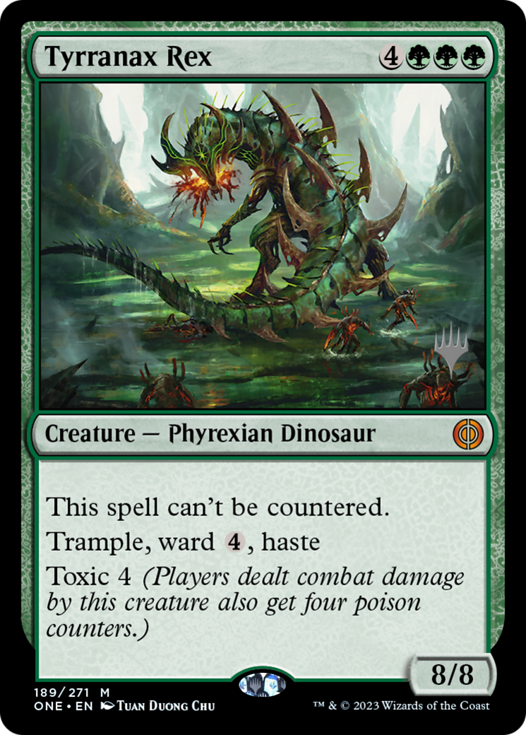 Tyrranax Rex (Promo Pack) [Phyrexia: All Will Be One Promos] - The Mythic Store | 24h Order Processing