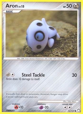 Aron (71/123) [Diamond & Pearl: Mysterious Treasures] - The Mythic Store | 24h Order Processing