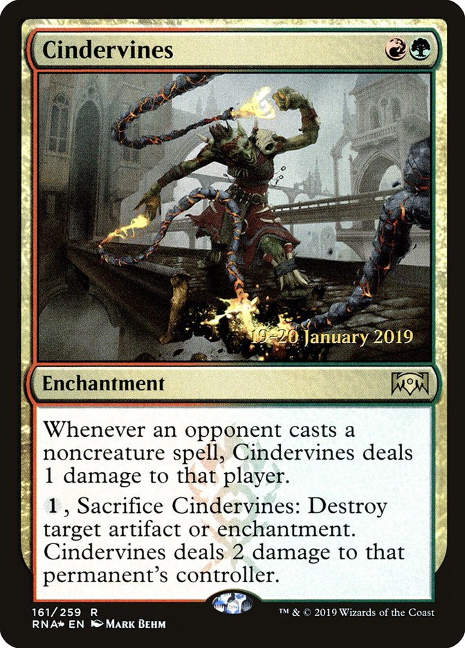 Cindervines [Ravnica Allegiance Prerelease Promos] - The Mythic Store | 24h Order Processing