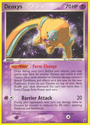 Deoxys (18/107) [EX: Deoxys] - The Mythic Store | 24h Order Processing