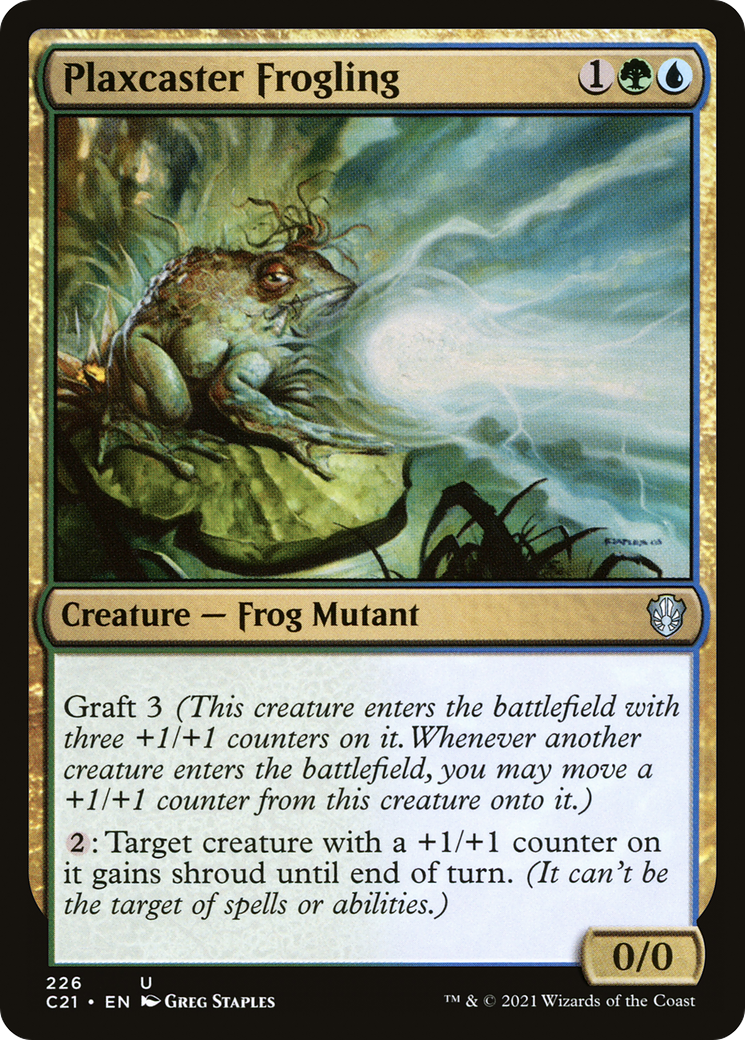 Plaxcaster Frogling [Commander 2021] - The Mythic Store | 24h Order Processing