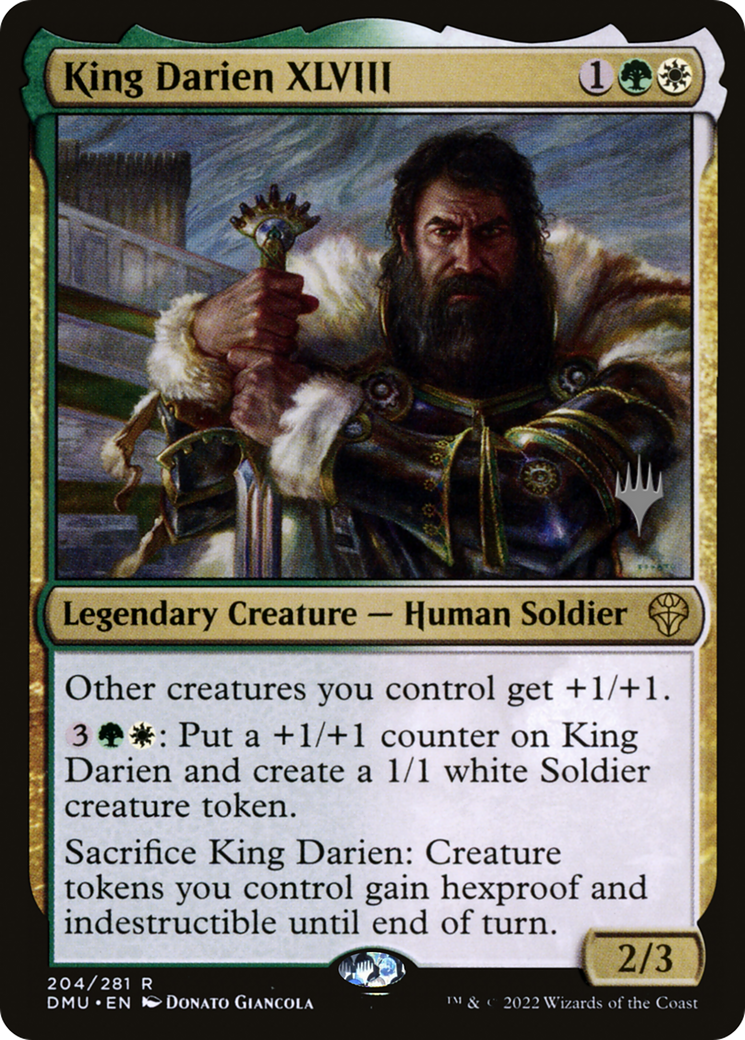 King Darien XLVIII (Promo Pack) [Dominaria United Promos] - The Mythic Store | 24h Order Processing